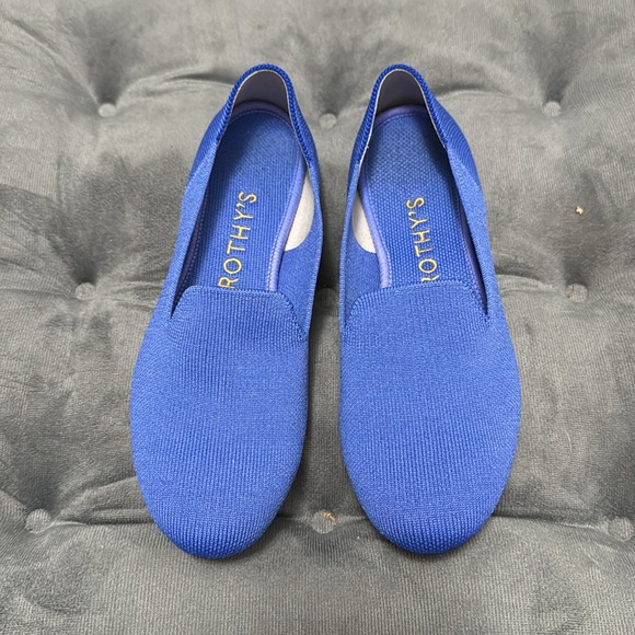 Bright Blue Rothy’s Loafers- Cornflower - Picture 2 of 6